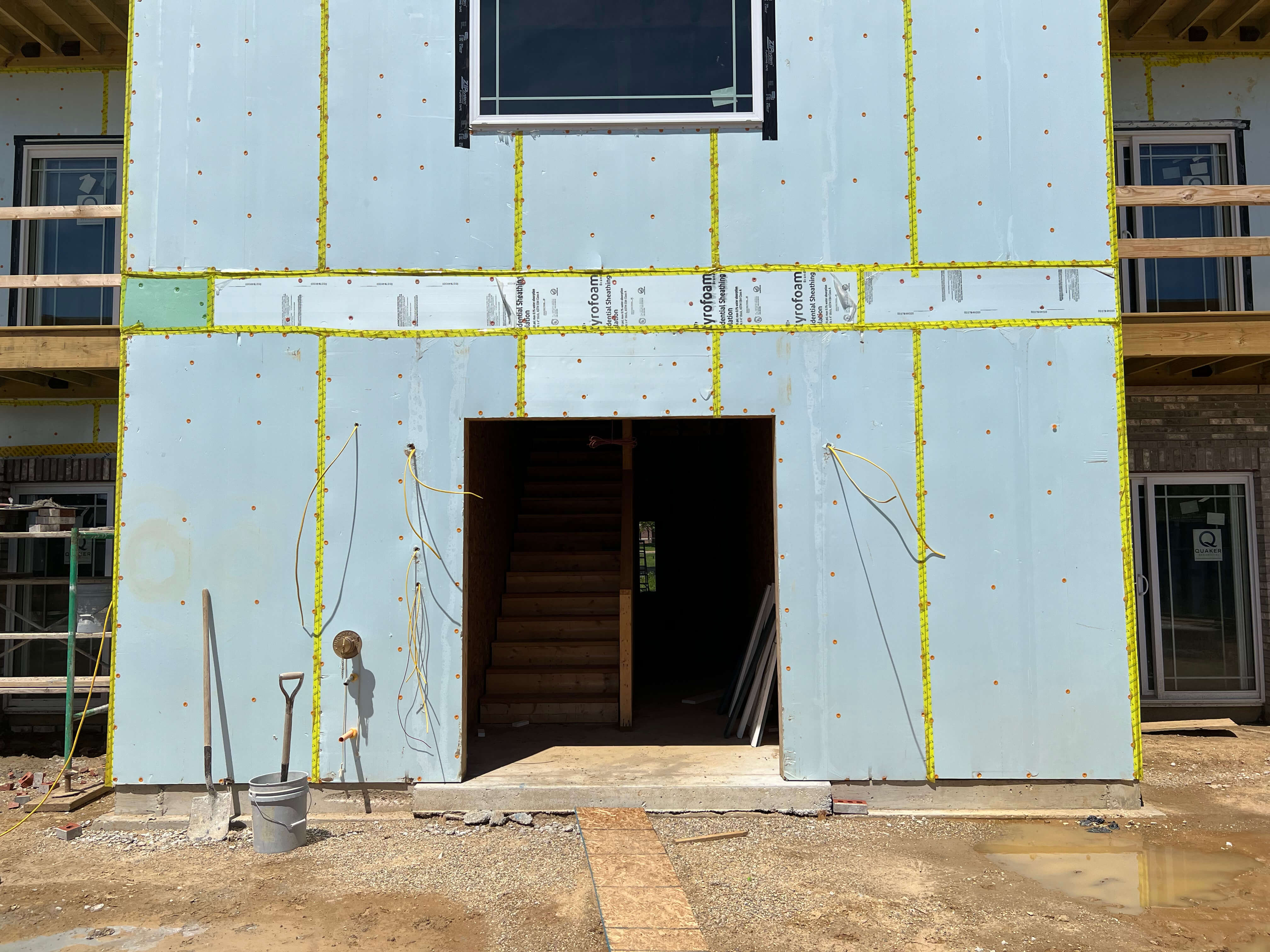 New Construction Exterior Wall Panels