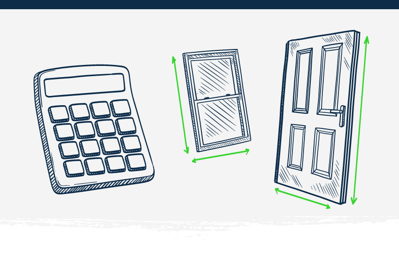 Window & Door Sizing Calculator