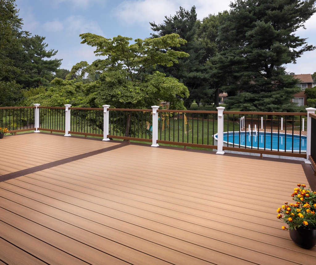 Picture of a backyard MoistureShield Deck